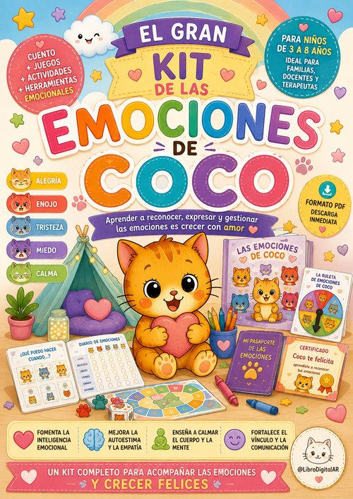 El Gran Kit de las Emociones de Coco + Mandalas de Unicornios de Regalo