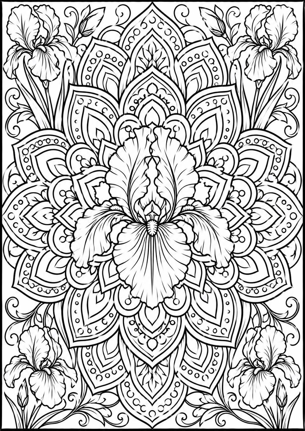 🌸 +50 Mandalas Florales para Relajarse — Colorear y Desconectar
