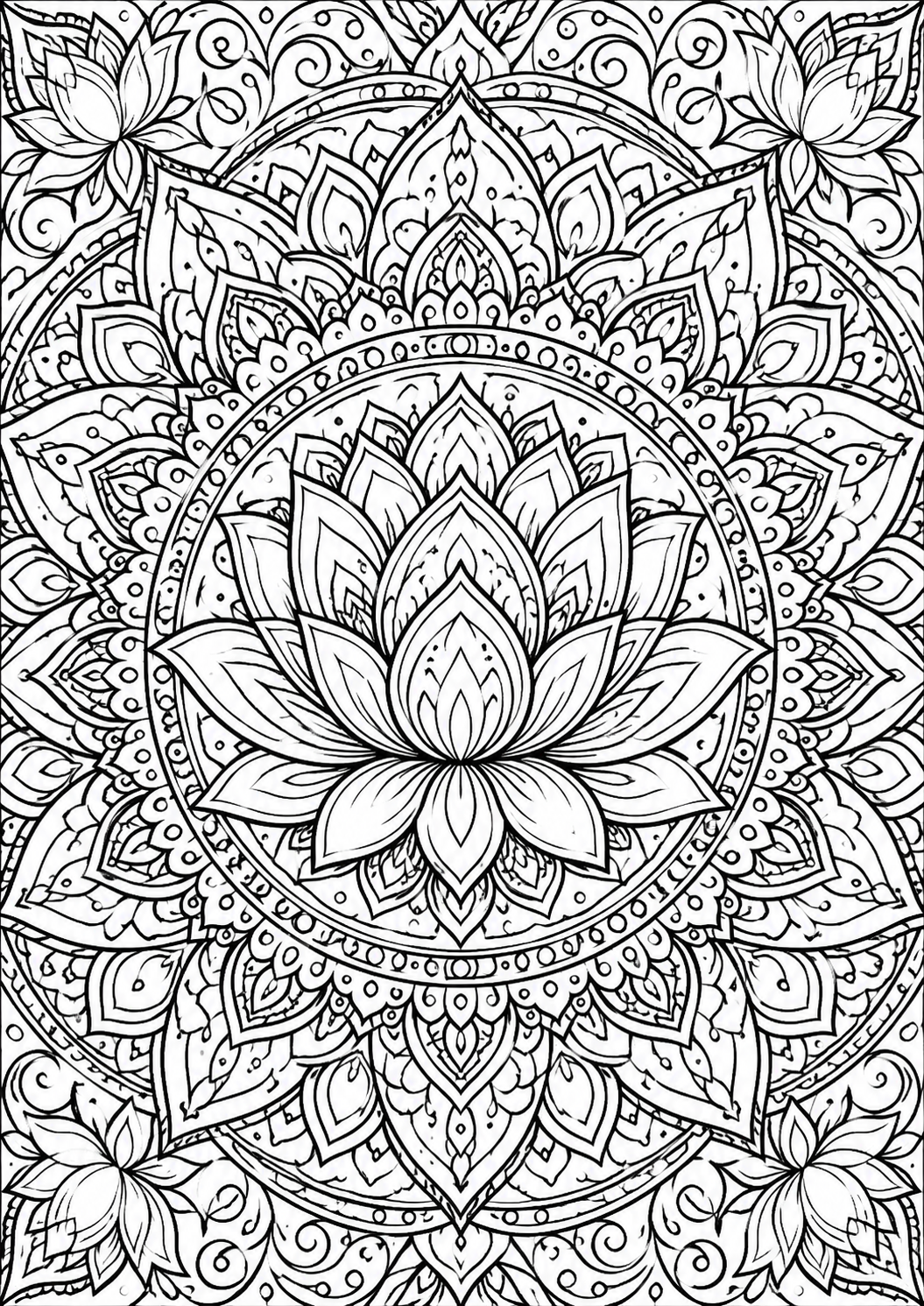 🌸 +50 Mandalas Florales para Relajarse — Colorear y Desconectar