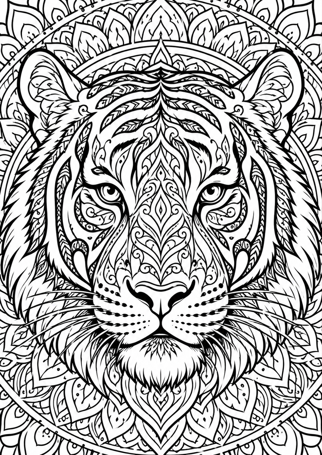 🦁 Mandalas de Animales del Mundo — 60 Diseños para Colorear y Relajarte