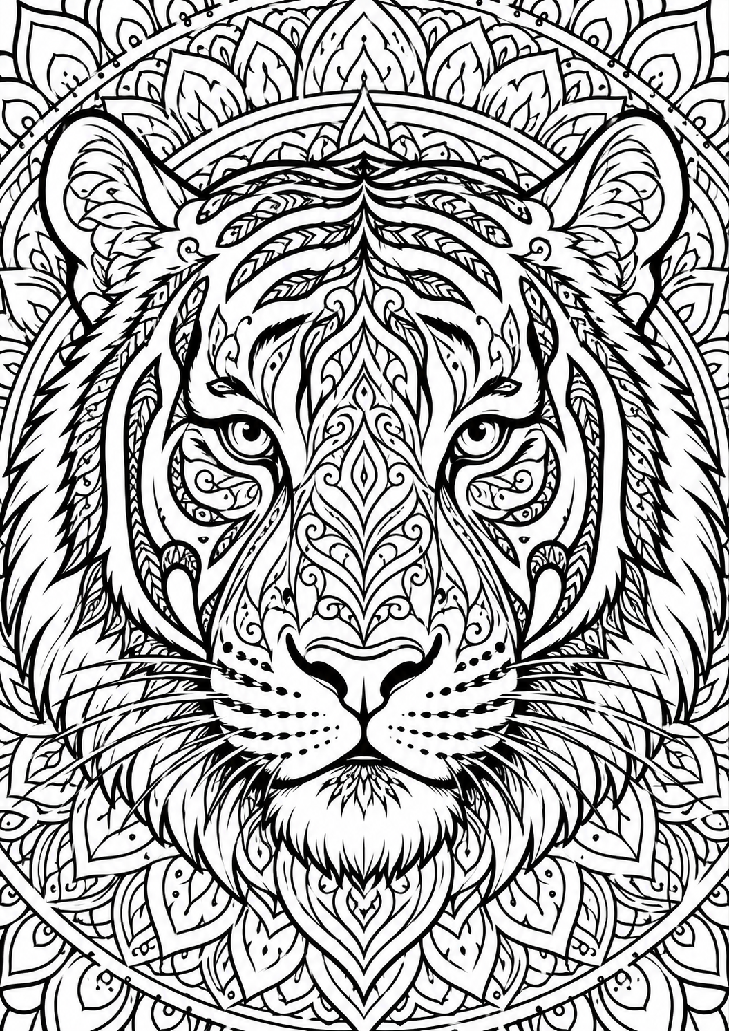 🦁 Mandalas de Animales del Mundo — 60 Diseños para Colorear y Relajarte