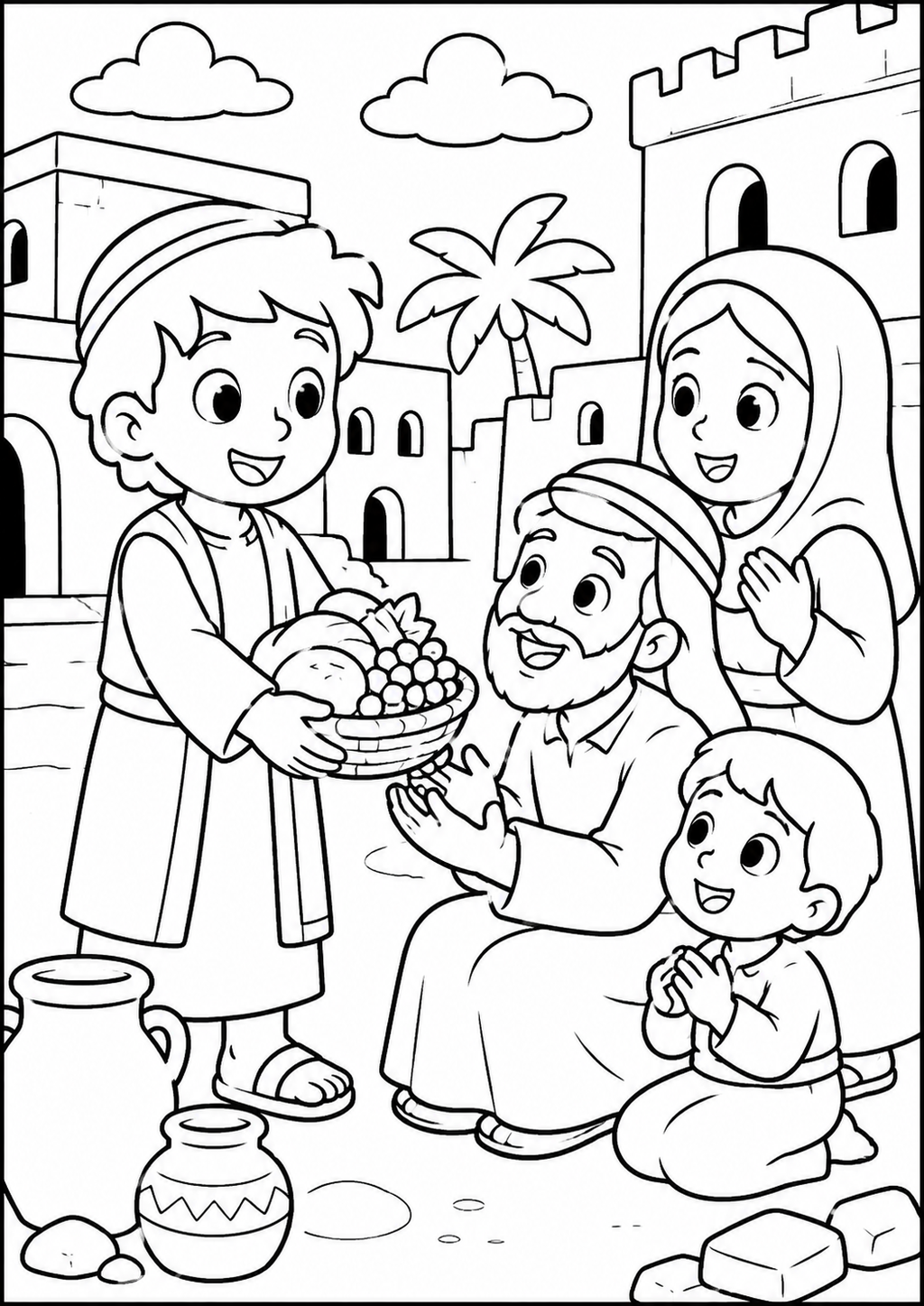 🦁 Daniel y los Leones — Libro Bíblico para Colorear