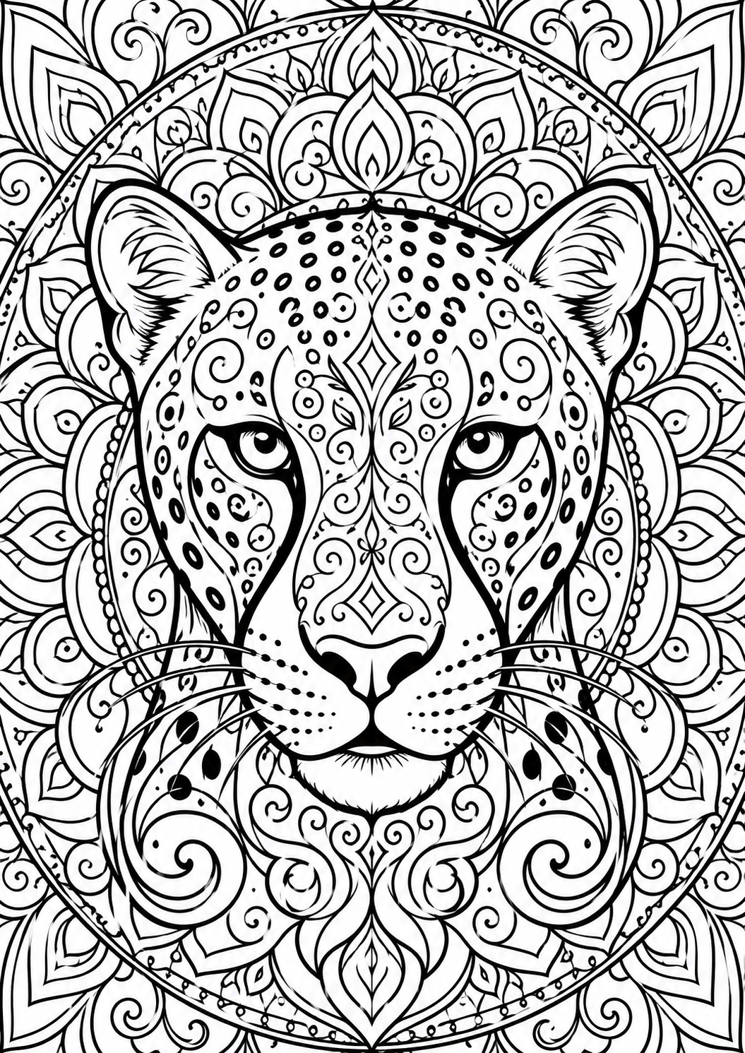 🦁 Mandalas de Animales del Mundo — 60 Diseños para Colorear y Relajarte