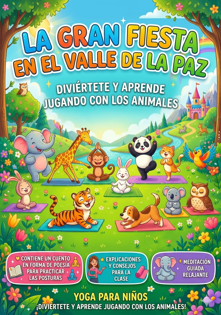 La Gran Fiesta en el Valle de la Paz – Libro Digital de Yoga para Niños